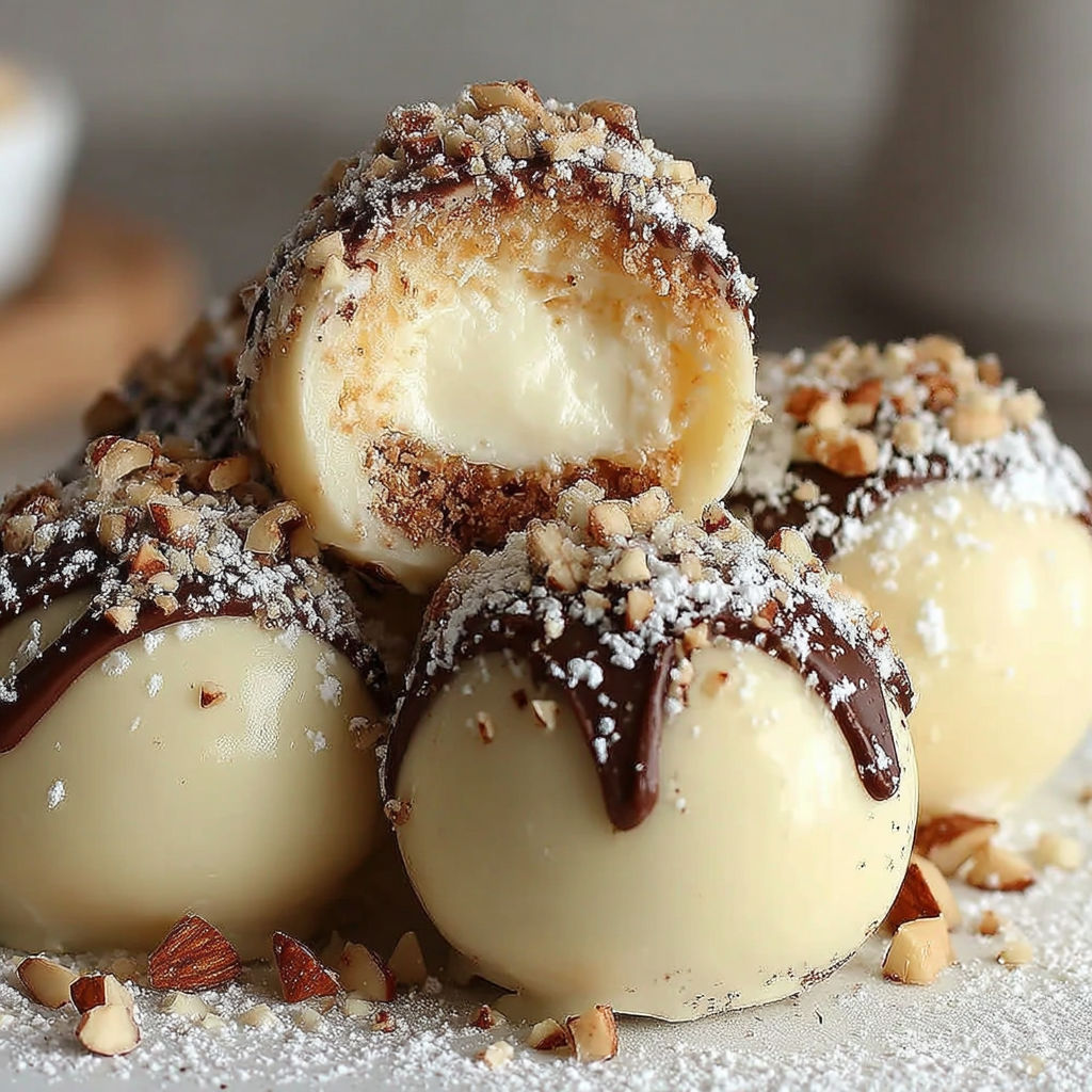 A plate of creamy, sweet, and simple desserts.