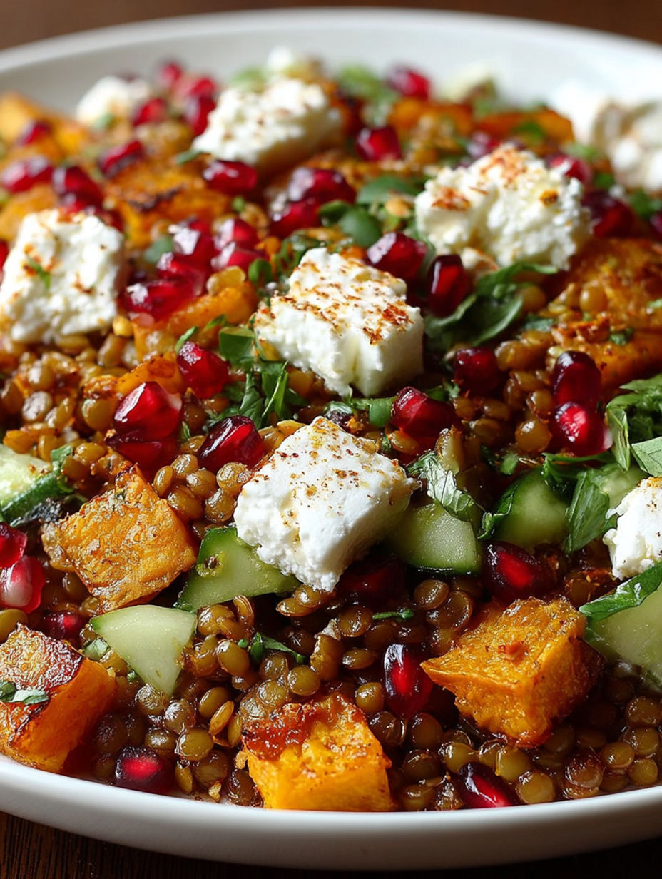 A dish of food with feta cheese and cucumbers.