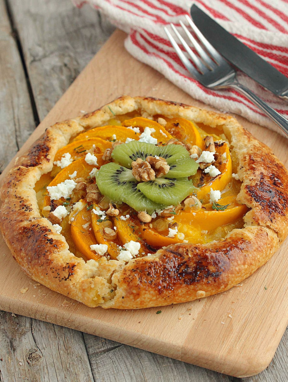 A pizza with a slice missing.