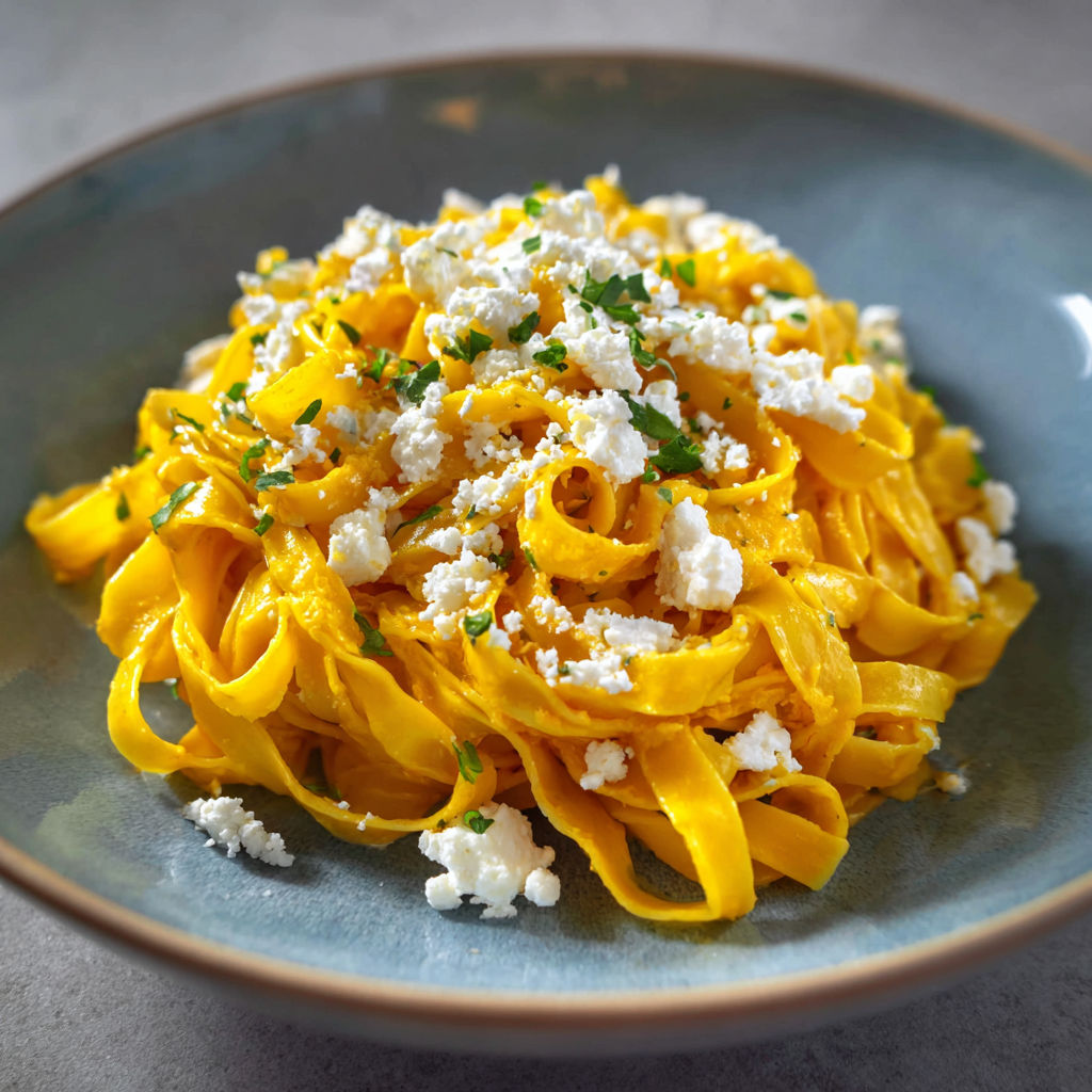A bowl of pasta with cheese and a vegetable.
