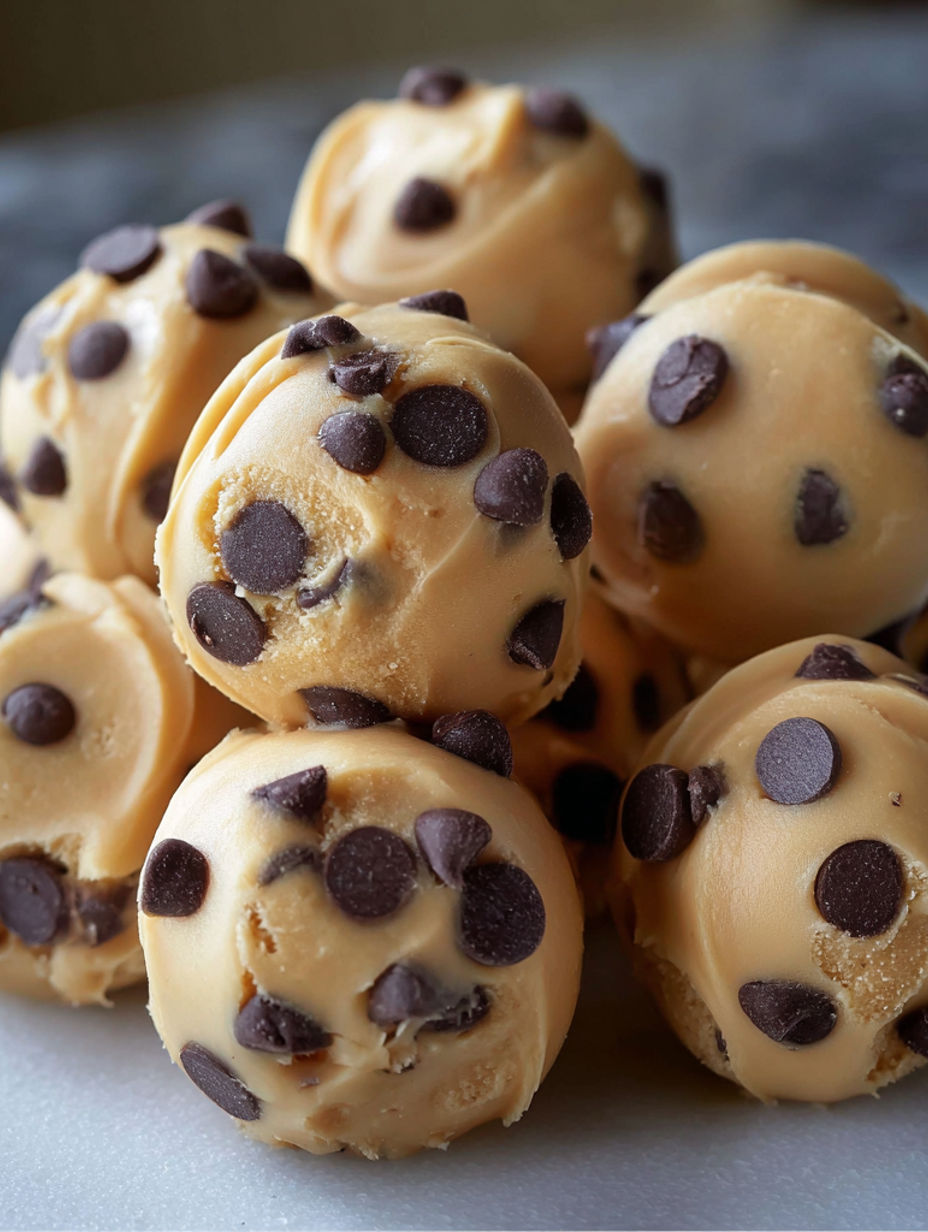 Chocolate covered peanut butter balls.
