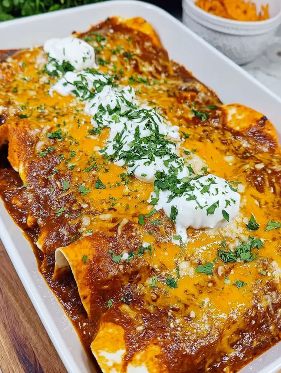 A plate of Mexican food with white cheese on top.