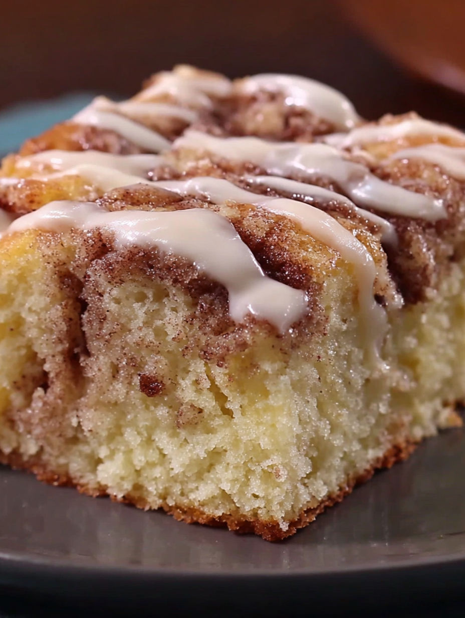 A slice of cake with white frosting.