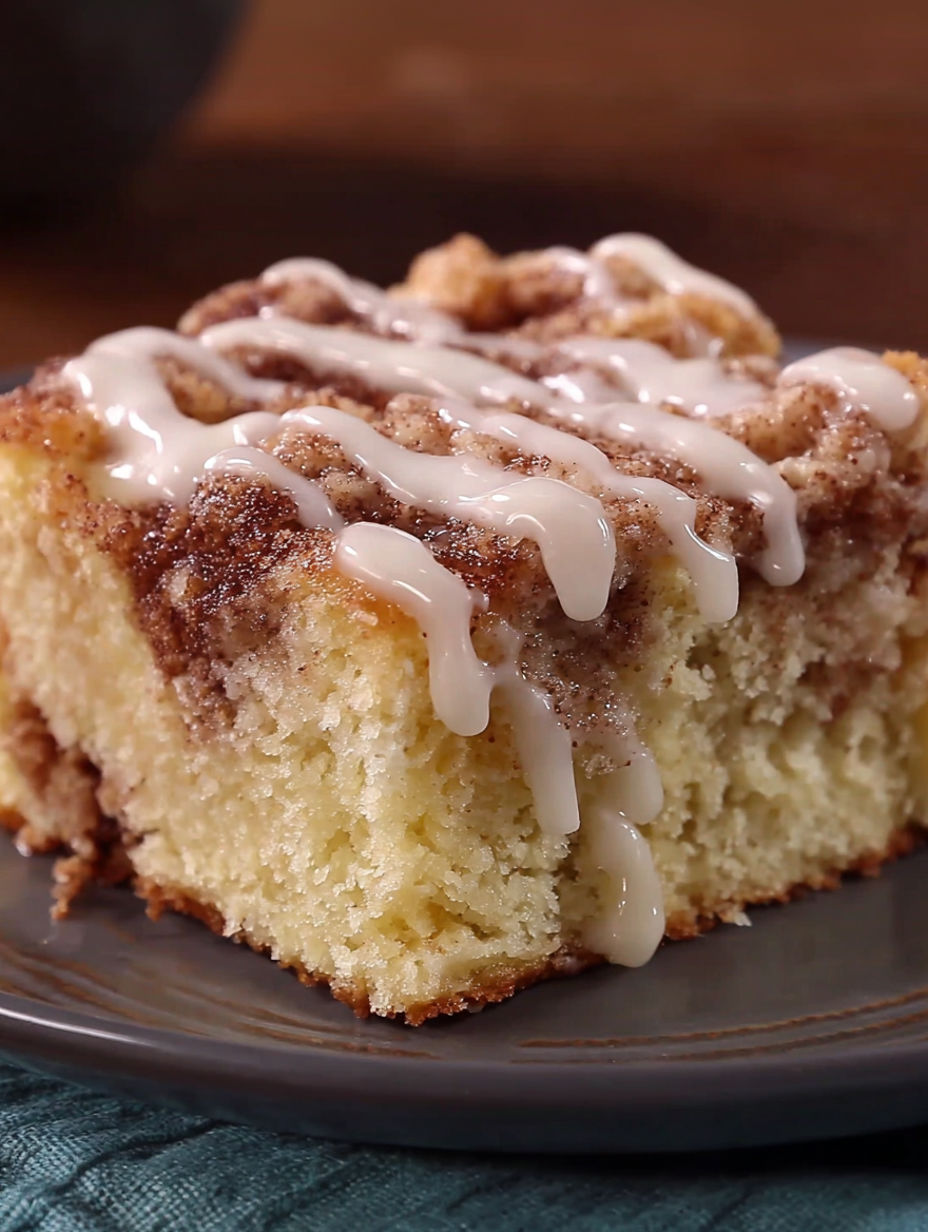 A slice of cake with icing on top.