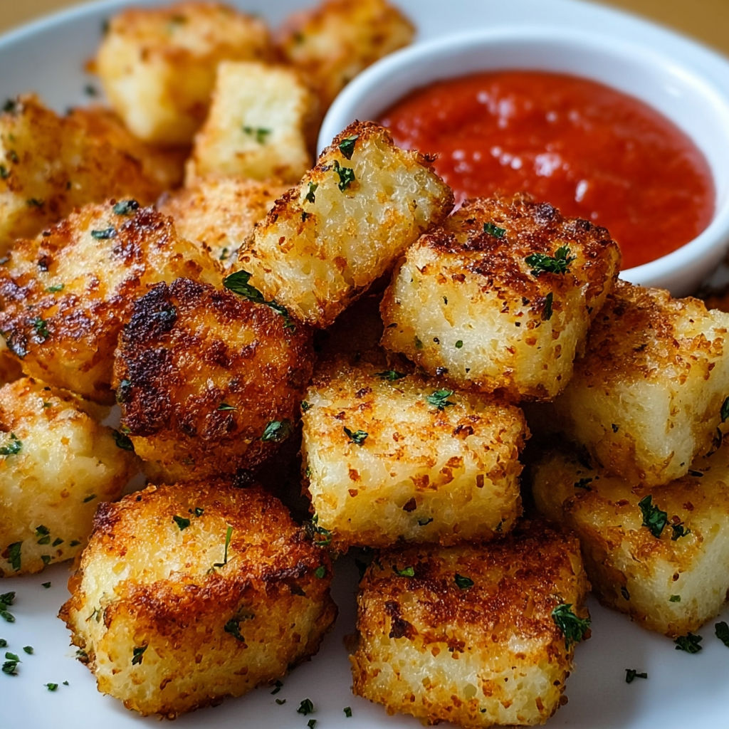 A plate of fried food with a bowl of sauce.