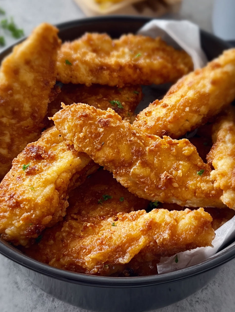 Air fryer chicken strips.