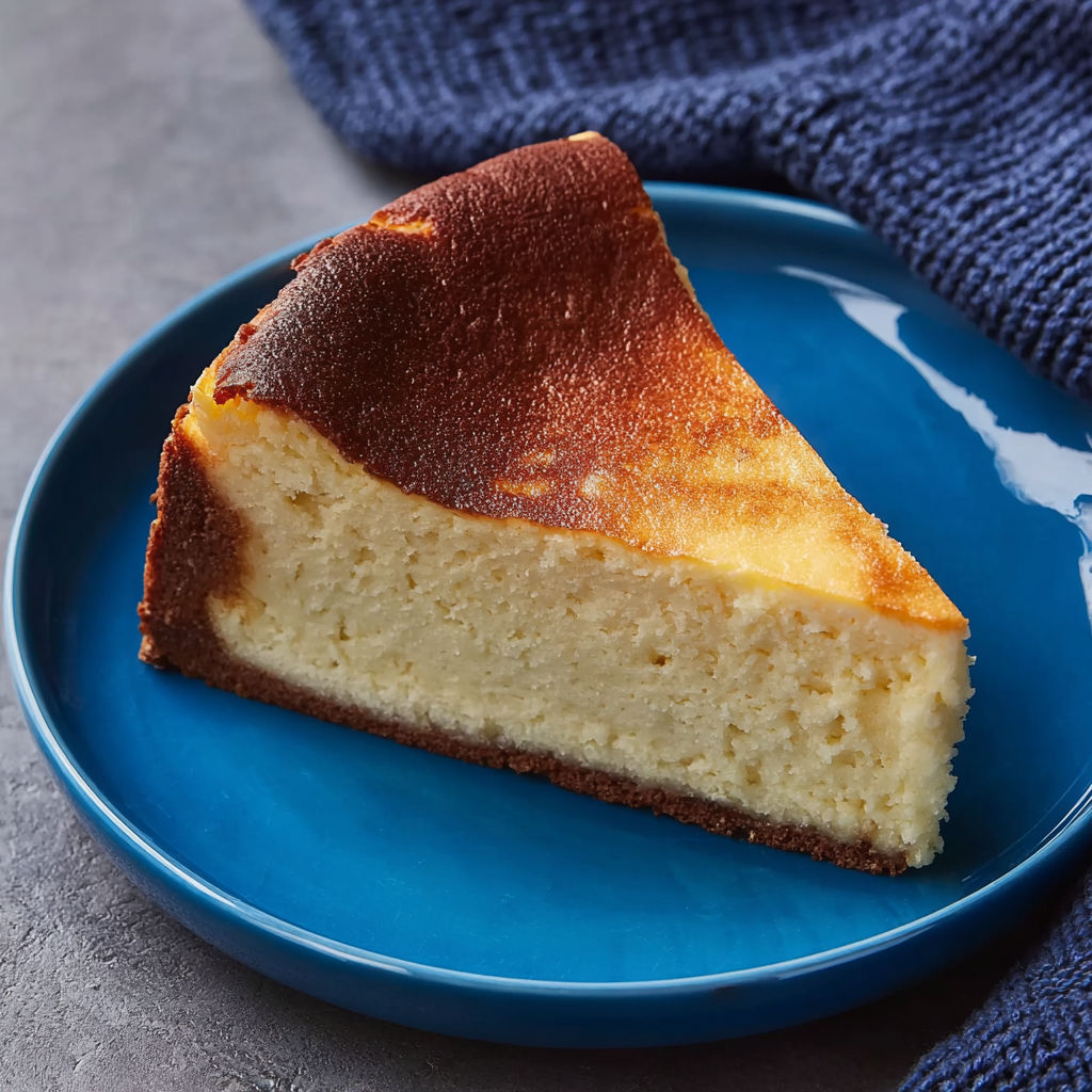 A slice of Chantal's New York Cheesecake.