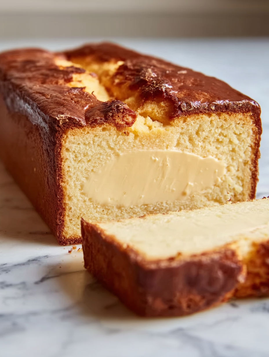 A slice of burnt Basque cheesecake.