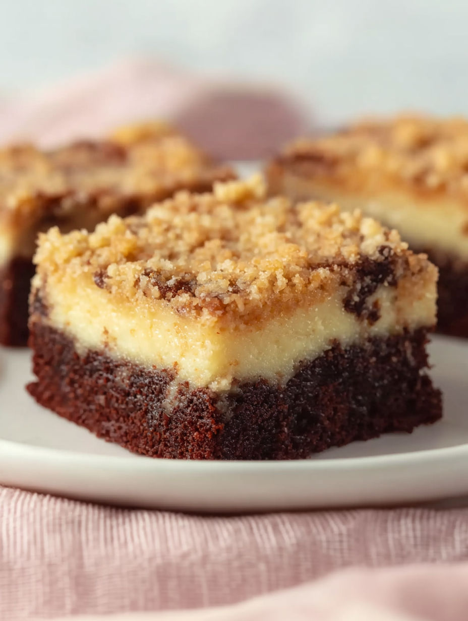 A plate with a piece of chocolate cake.