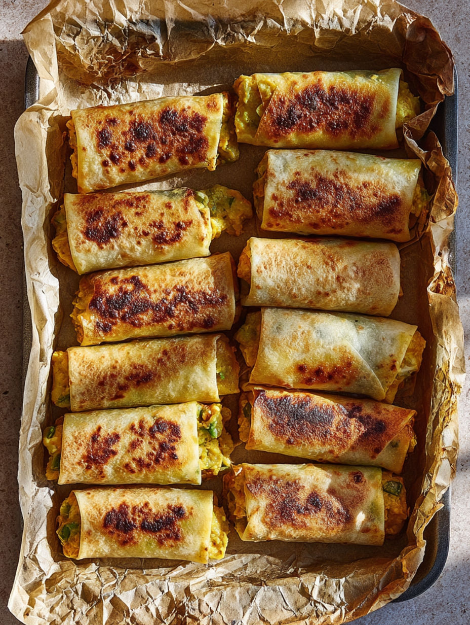 A tray of food with a variety of foods on it.
