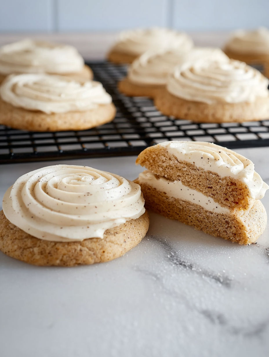A snickerdoodle cupcake cookie.