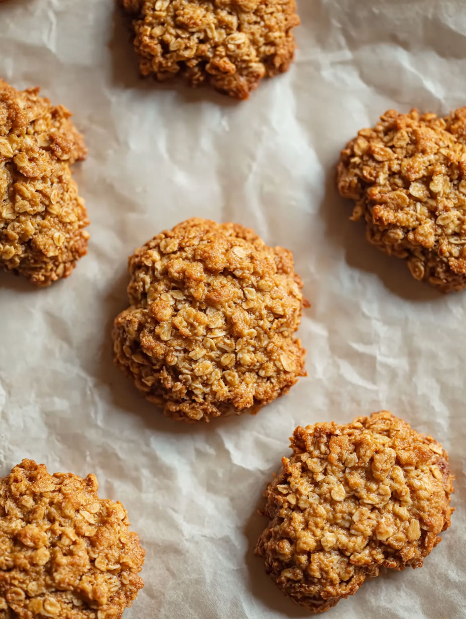 A close up of a cookie with a crumbly texture.
