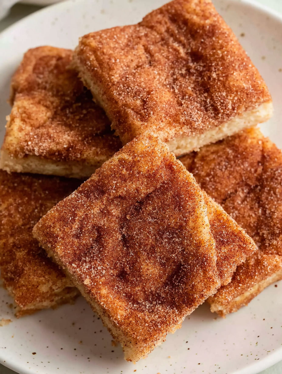 Snickerdoodle Cookie Bars.