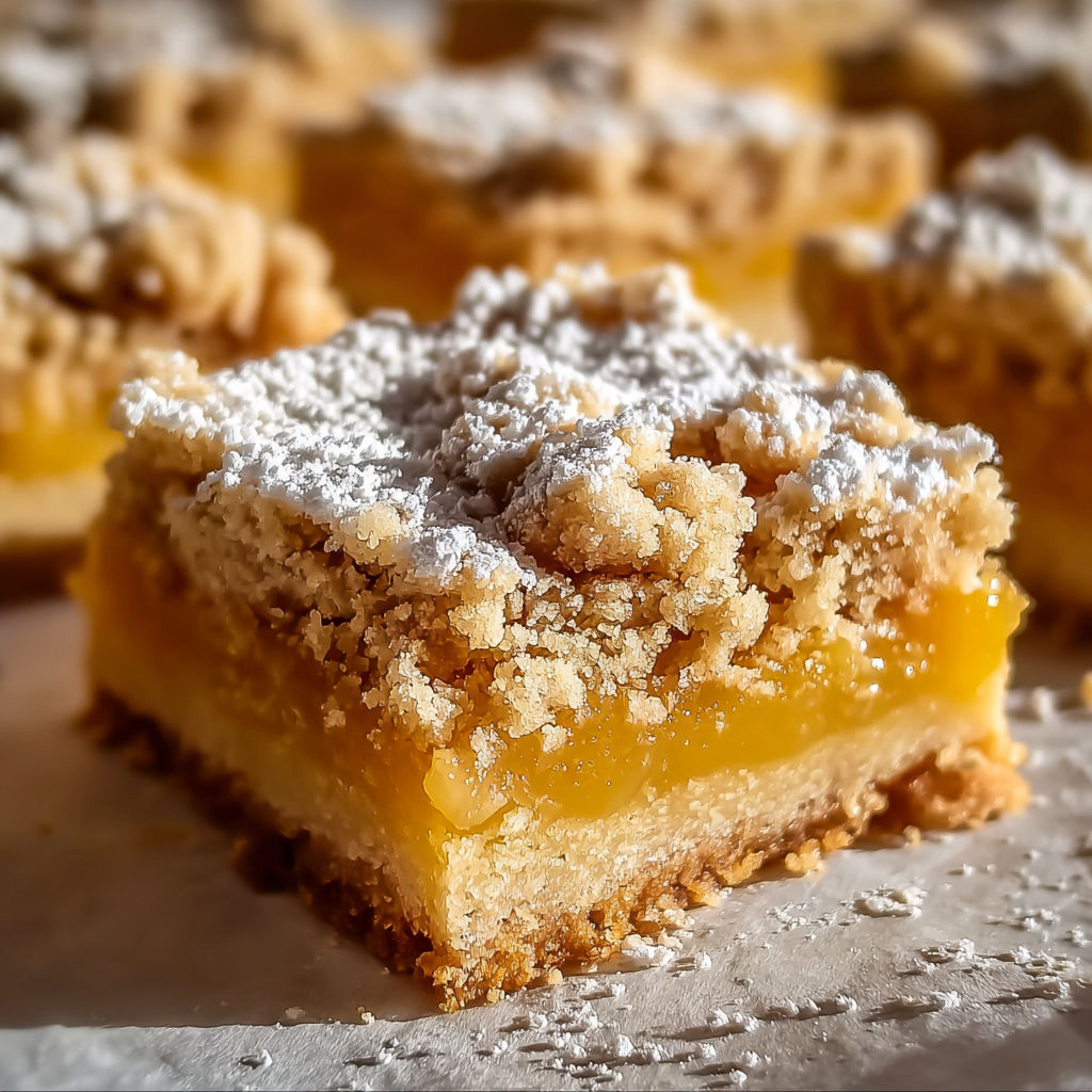 A piece of Aprikosen-Shortbread-Riegel.