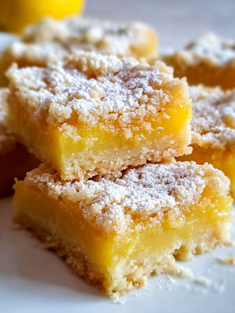 A close up of a piece of cake with powdered sugar on top.