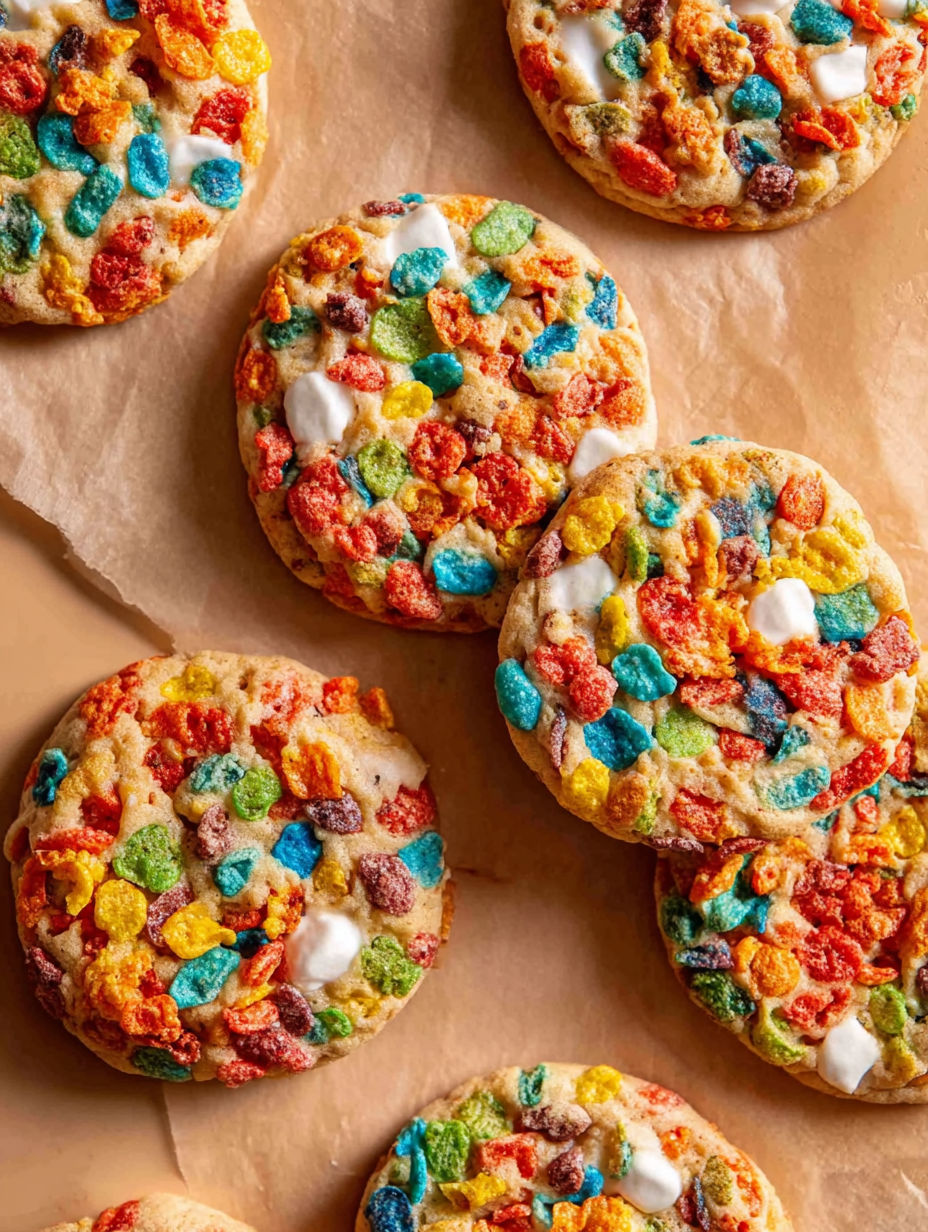 A pile of colorful cookies with white frosting and rainbow sprinkles.