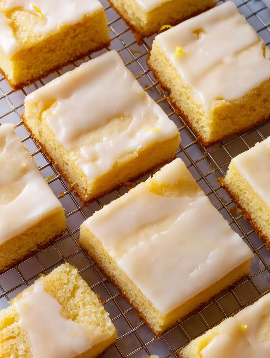 Zesty Lemon Cookie Bars.