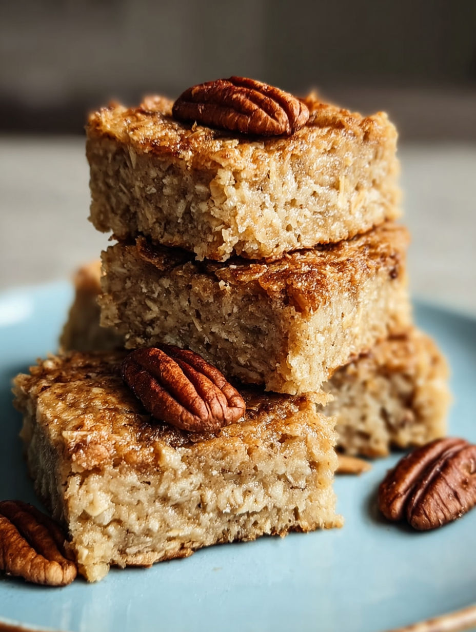 Three pieces of banana bread on a plate.