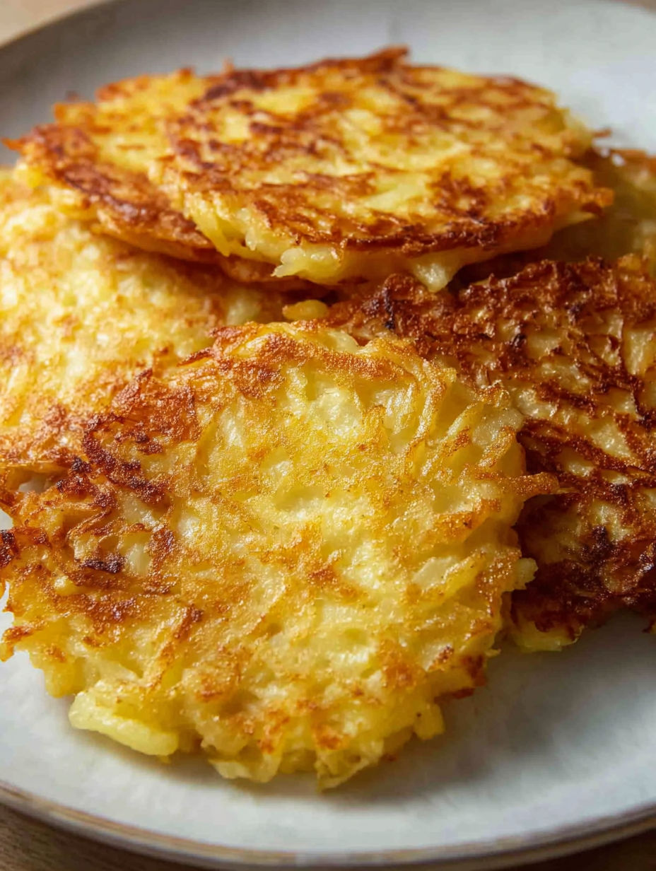 A plate of fried potatoes.