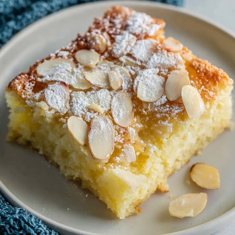 A slice of cake on a plate.