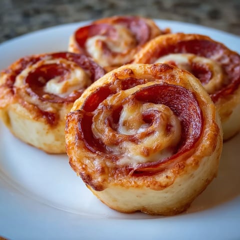 Three pizza pinwheels on a plate.