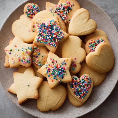 A plate of cookies with hearts and stars on them.