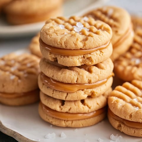 A stack of homemade copycat nutter butters.