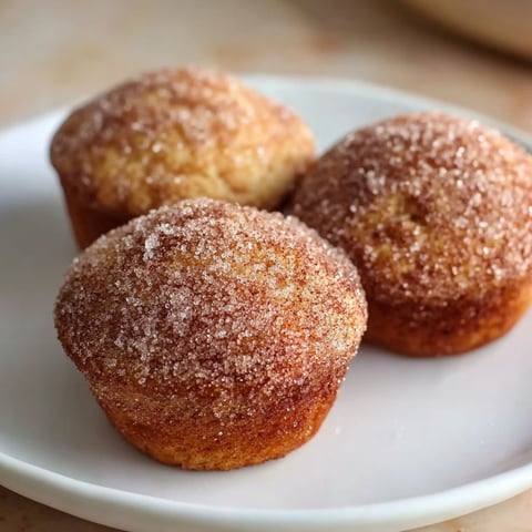 Three mini gluten-free vegan apple muffins on a plate.